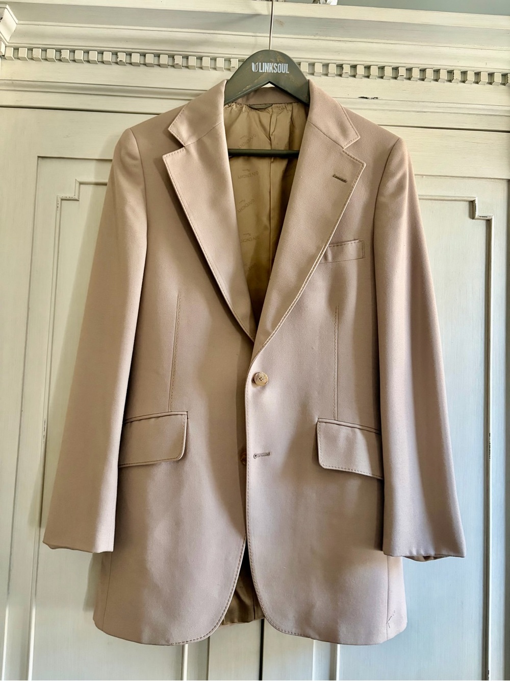Givenchy Taupe Single-Breasted Blazer